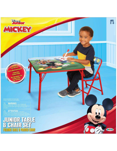 Conjunto de Mesa y Silla Mickey Mouse Jakks Pacific para Niños