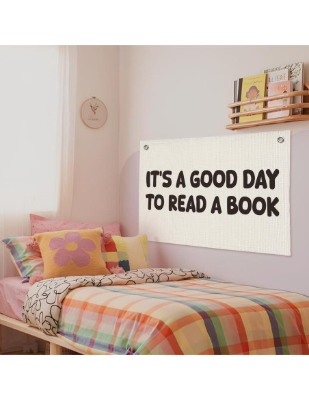 Banner Decorativo Lino Wheatwin 50.8x76.2 cm Rincón de Lectura Banner Decorativo Lino Wheatwin 50.8x76.2 cm Rincón de Lectura