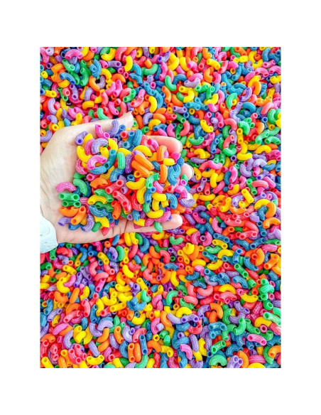 2 Tazas de Pasta Arcoíris Relleno Sensorial - No Tóxica