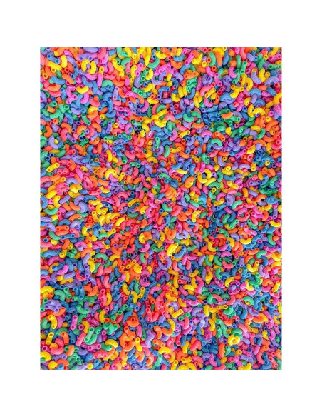 2 Tazas de Pasta Arcoíris Relleno Sensorial - No Tóxica