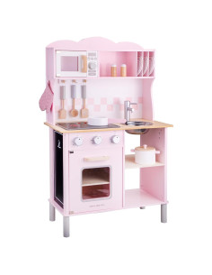 Cocina de Juguete de Madera New Classic Toys Rosa 59.94x29.97cm
