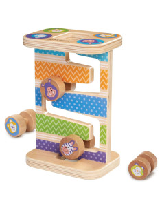 Torre de Madera Safari Zig-Zag Melissa & Doug con 4 Piezas