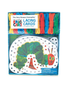 Tarjetas de Enhebrar La Oruga Muy Hambrienta Eric Carle
