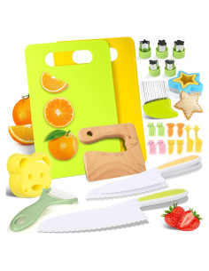 Conjunto de Cocina Montessori para Niños Haopenyoo 25 Piezas
