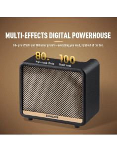 Amplificador de Guitarra SONICAKE QAM-20 10W Bluetooth 80 Efectos 2
