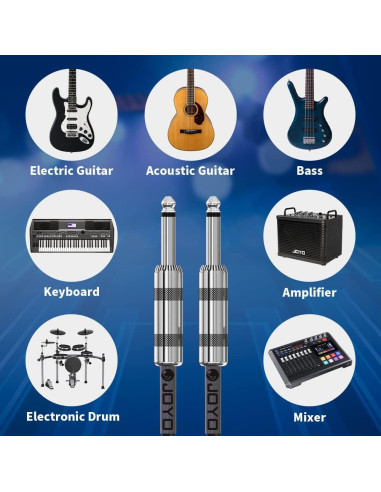 Amplificador de guitarra Bluetooth JOYO JA-02 II + cable 4.57m