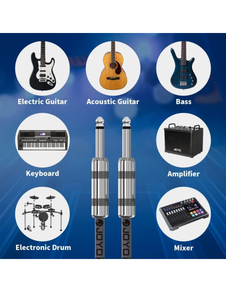 Amplificador de guitarra Bluetooth JOYO JA-02 II + cable 4.57m