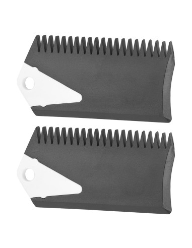 2 Peines para Cera de Surf Fayelume - Herramienta de Limpieza PVC