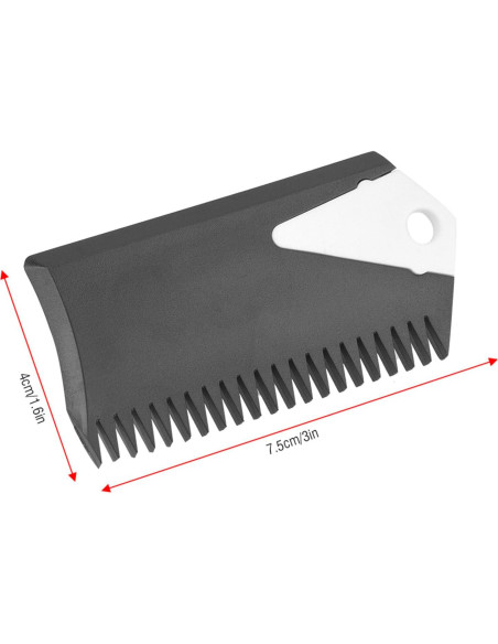 2 Peines para Cera de Surf Fayelume - Herramienta de Limpieza PVC