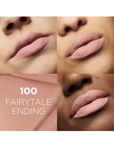Lápiz Labial Líquido Mate L'Oreal Paris 100 Final de Cuento 4.73 ml 2
