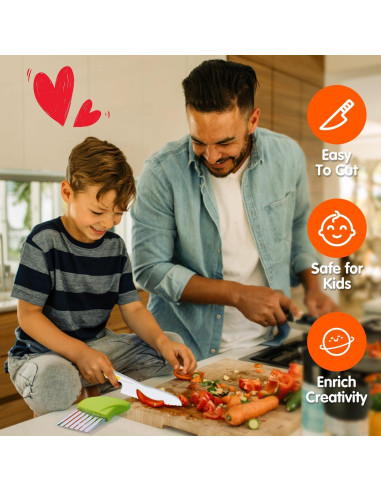 Juego de cuchillos seguros para niños Doiaz 29 piezas