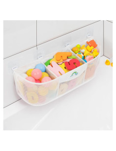 Organizador de juguetes de baño Austion 13L 3 compartimentos