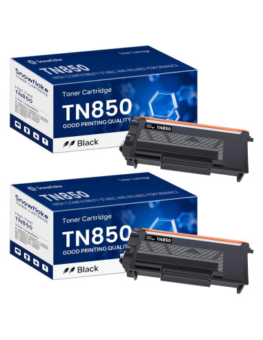 Tóner Negro Compatible Brother TN850 - 2 Cartuchos Alto Rendimiento