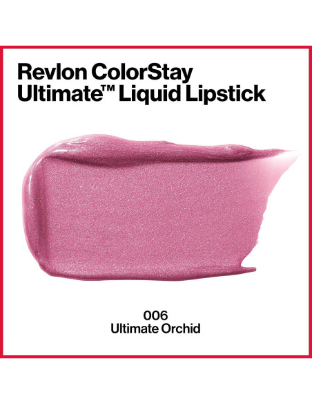 Lápiz Labial Líquido Revlon ColorStay 2.96 ml Orquídea Última Lápiz Labial Líquido Revlon ColorStay 2.96 ml Orquídea Última