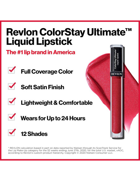 Lápiz Labial Líquido Revlon ColorStay 2.96 ml Orquídea Última Lápiz Labial Líquido Revlon ColorStay 2.96 ml Orquídea Última