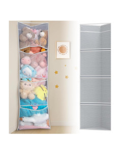 Organizador Colgante de Juguetes de Peluche HD87030110028 - Gris