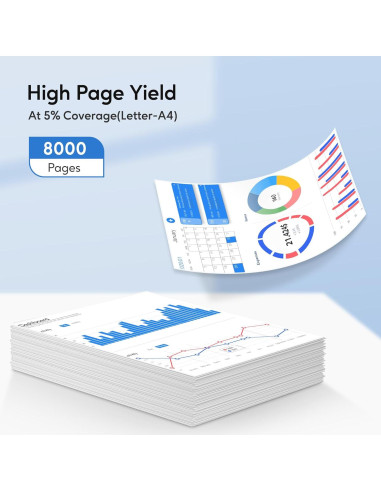 Cartucho de Tóner Negro WEAREC TN-850 Compatible 4-Pack