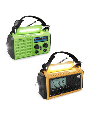 Radio de Emergencia ROCAM CR1009 con Pantalla LCD y Luz