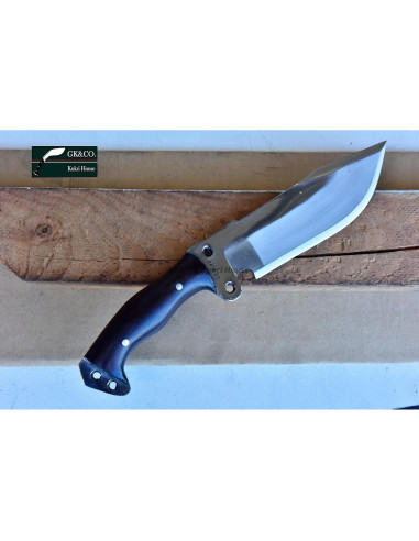 Cuchillo Kukri GK&CO. Casa Kukri 20 cm Acero Carbono Hecho a Mano