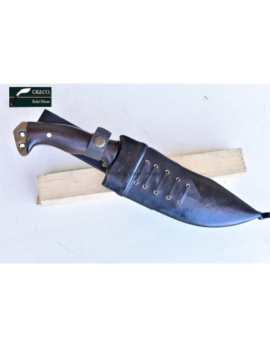 Cuchillo Kukri GK&CO. Casa Kukri 20 cm Acero Carbono Hecho a Mano
