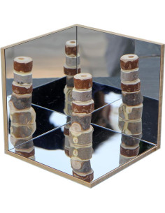 Espejo de Esquina SZREGGIO de Bambú y Acrílico Irrompible 19 cm 2