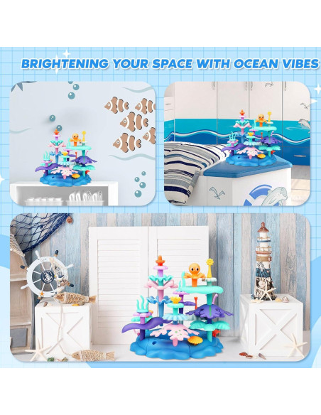 Juguete educativo INKLAB de construcción marina - 38 piezas Juguete educativo INKLAB de construcción marina - 38 piezas