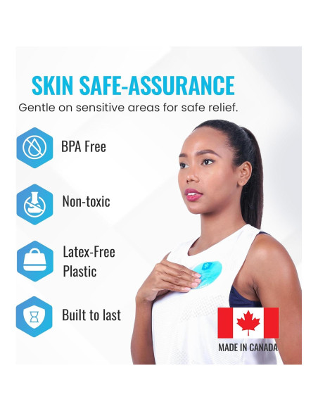 Paquetes de Gel Reutilizables ICEWRAPS para Calor y Frío - 5 Unidades