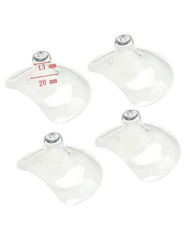 Maymom Protector de Pezón Grueso 4 Piezas Silicona BPA Free