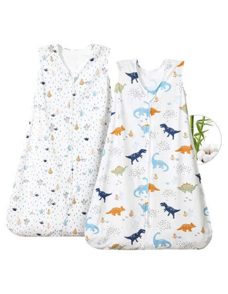 Saco de Dormir para Bebés PHF 0-6 Meses Dinosaurio 2 Piezas