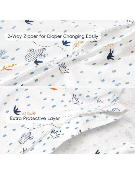 Saco de Dormir para Bebés PHF 0-6 Meses Dinosaurio 2 Piezas