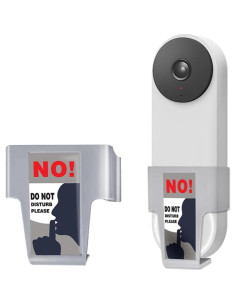 Cubierta de Botón de Timbre No Molestar ALLICAVER 2 Paquete 2