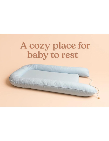 Cojín para Bebés Mabanu Azul Pastel - Nido Portátil Seguro
