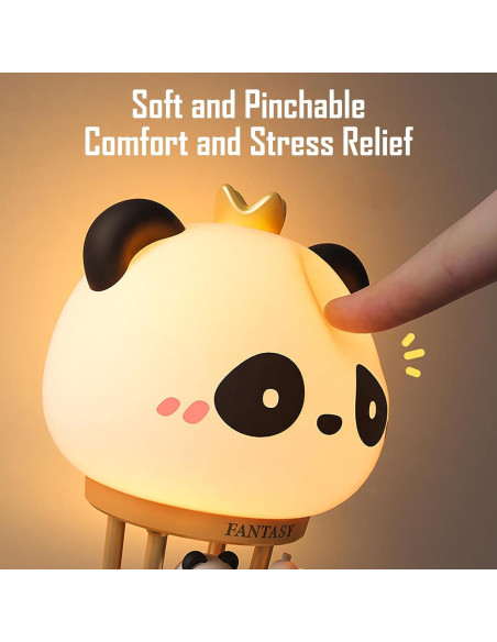 Lámpara Nocturna Recargable Gato KVPPVT 3 Niveles de Brillo