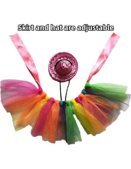 Disfraz de Halloween para Dragón Barbudo Copfeu - Sombrero y Falda Tutu