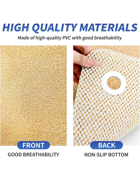 Alfombra de Baño Antideslizante YOUWEIQU Beige 41x61 cm Alfombra de Baño Antideslizante YOUWEIQU Beige 41x61 cm