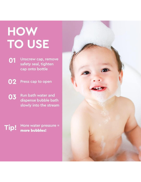 Baño de Burbujas Puracy para Niños 354.88 ml - Lavanda y Vainilla