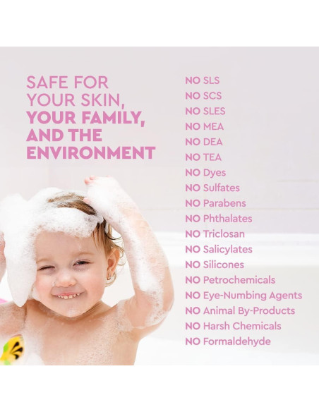 Baño de Burbujas Puracy para Niños 354.88 ml - Lavanda y Vainilla