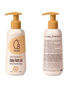 Aceite de Baño para Bebés Oeight 199.5 ml Natural y Suave