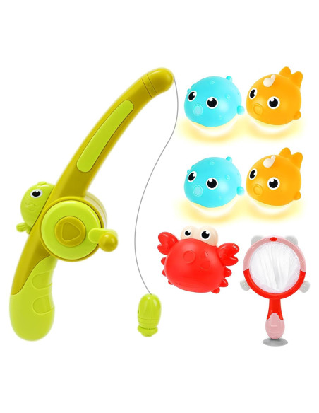 Conjunto de Juguetes de Baño Vaofrean 7 Piezas Iluminados