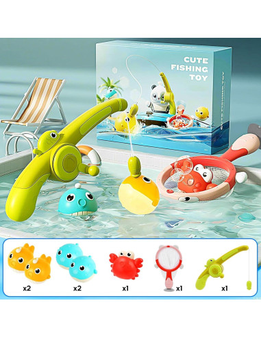 Conjunto de Juguetes de Baño Vaofrean 7 Piezas Iluminados