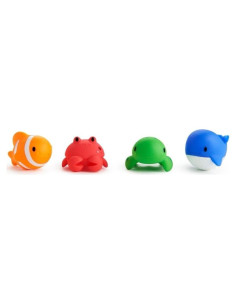 Munchkin Juguete de Baño para Bebés 4 Piezas Océano