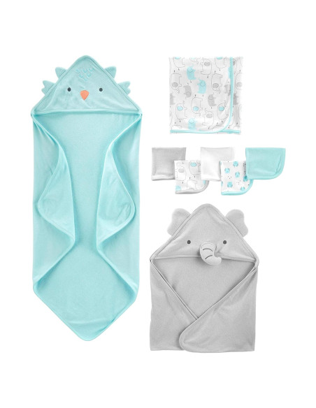 Conjunto de Toallas y Paños de Lavado Carter's 8 Piezas