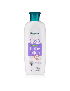 Loción para Bebés Himalaya 200 ml con Aceite de Oliva y Almendra
