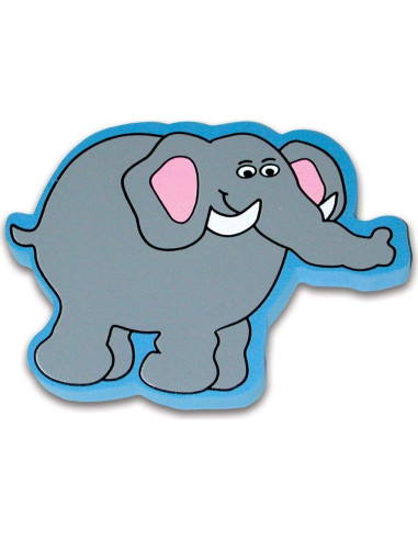 Juego de Baño Edushape Diversión en la Selva - 18 Piezas de Espuma