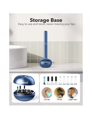 Bebird M9 Kit de Limpieza de Oídos con Cámara 1080p HD