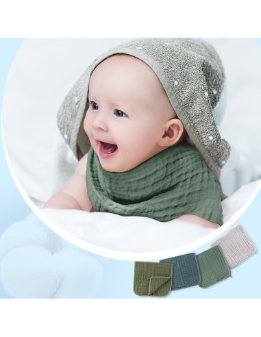 20 Pañales de Eructo Buryeah 50x25 cm Algodón Absorbente