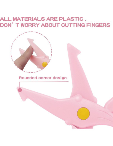 Tijeras de Seguridad para Niños Asdirne - Paquete de 3