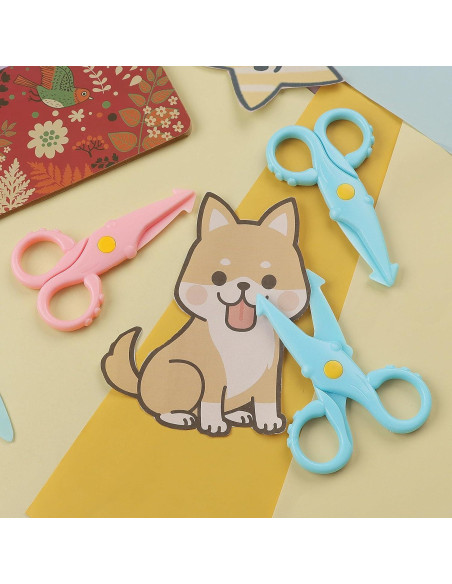 Tijeras de Seguridad para Niños Asdirne - Paquete de 3