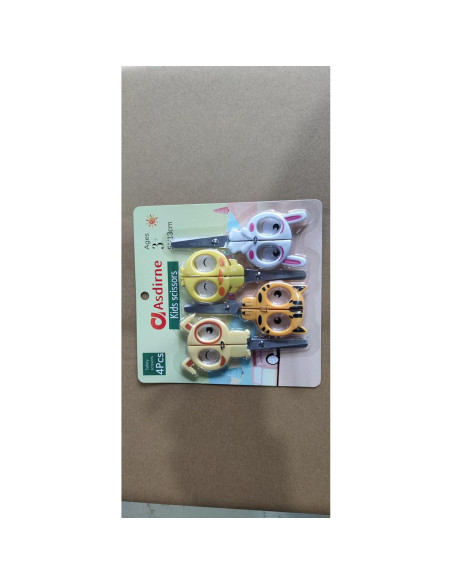 Tijeras de Seguridad para Niños Asdirne - Paquete de 3