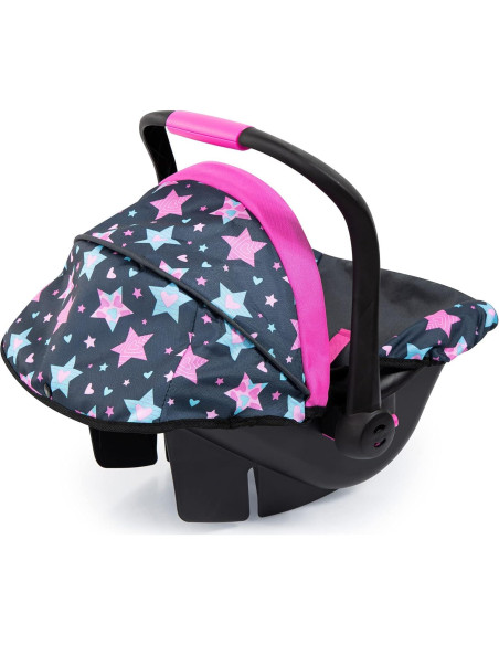 Silla de Auto para Muñecas Bayer Design Turquesa y Estrellas - Hasta 46 cm Silla de Auto para Muñecas Bayer Design Turquesa y Estrellas - Hasta 46 cm